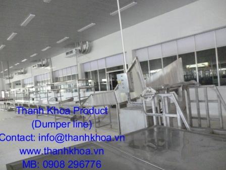 Dây chuyền mổ bụng cá