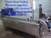 Máy chắt nước lon cá nục